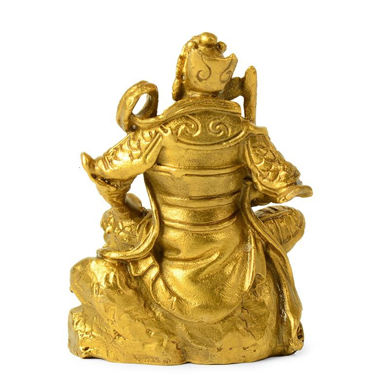 家柏饰(CORATED)真武大帝神像 玄天上帝摆件铜 玄武祖师祖师爷小号高清大图