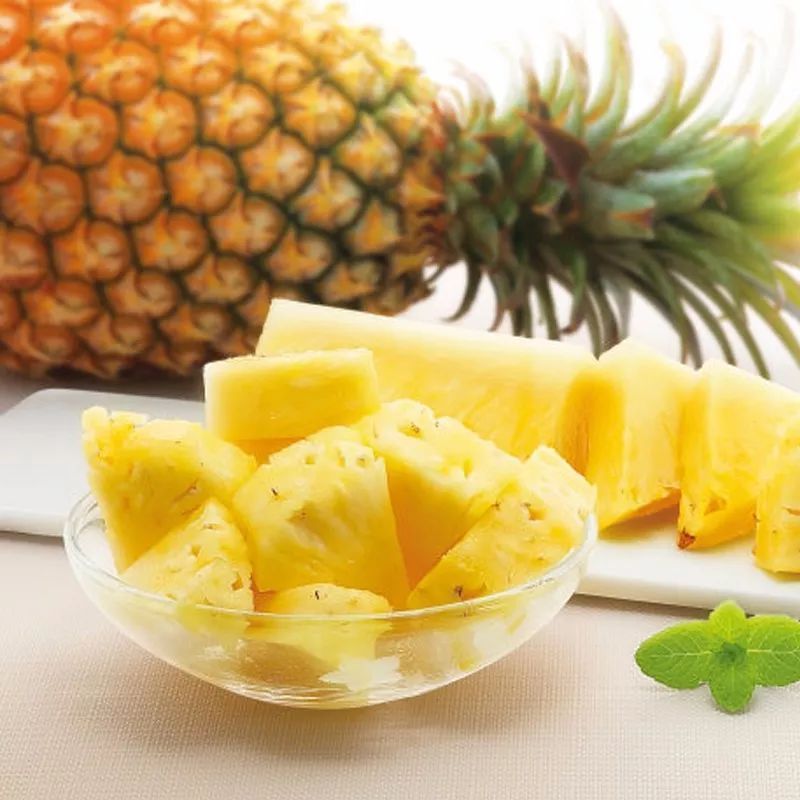 [西沛生鲜]云南牛奶凤梨 净重2.5斤 当季新鲜水果 酸甜多汁 产地精选高清大图