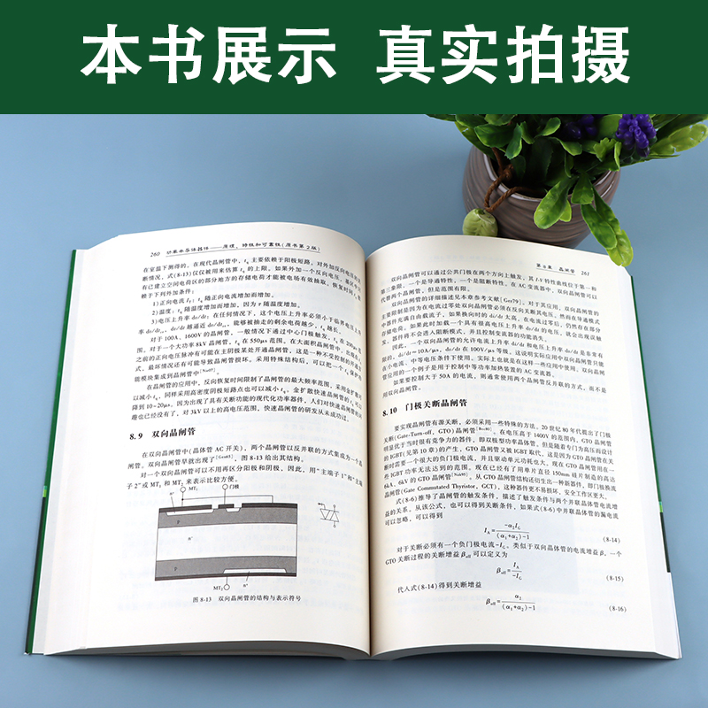 [正版] 功率半导体器件 原理 特性和可靠性 原书第二2版 设计制造应用 MOSFET IGBT SiC GaN高清大图