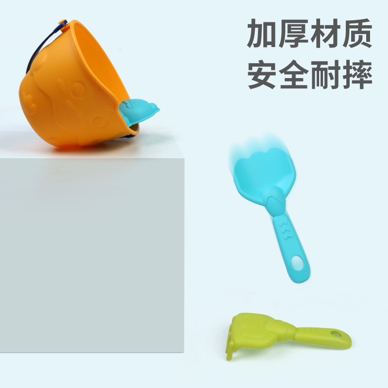 儿童沙滩玩具早教工程车套装大号沙滩车宝宝洗澡夏日户外戏水桶铲子玩沙子挖沙挖土工具男孩女孩生日礼物