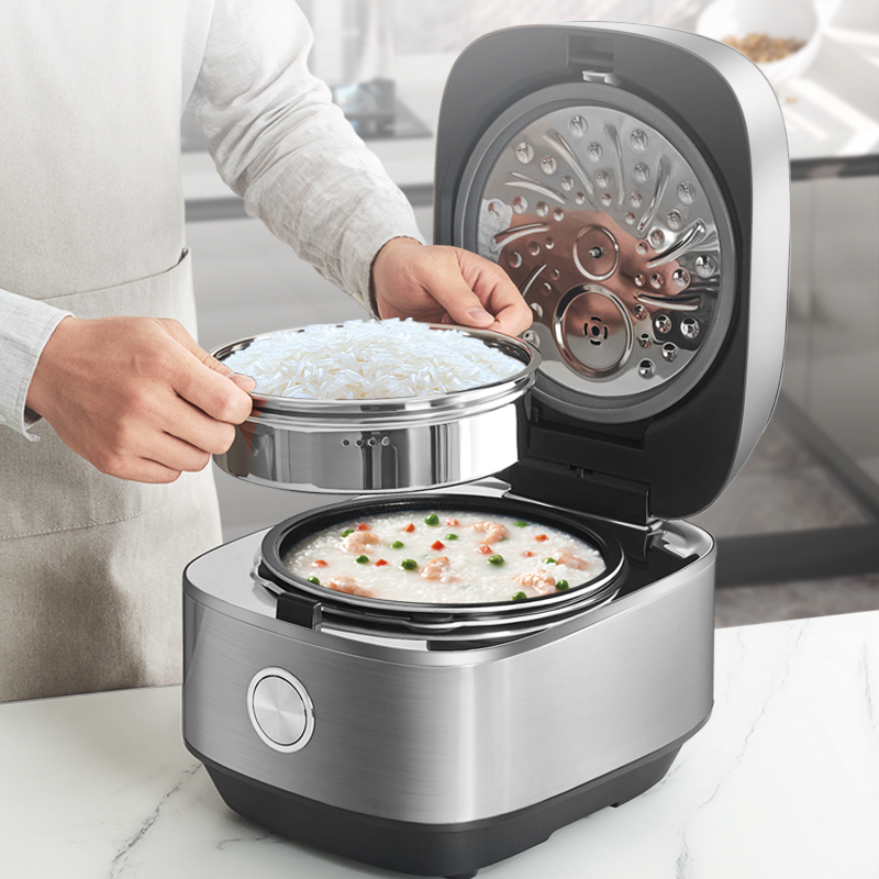 爱仕达(asd)电饭煲 ih电磁立体加热 一锅两煮智能家用4升电饭锅煮粥