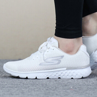 SKECHERS斯凯奇 GO RUN 400 低帮秋季女士轻质运动休闲跑步鞋14804/WHT