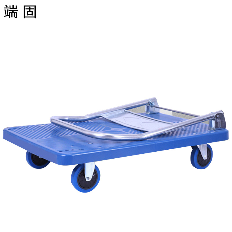 端固 承重型平板车手推车 88*58cm 底盘带钢梁承重600斤 5E-88/个高清大图