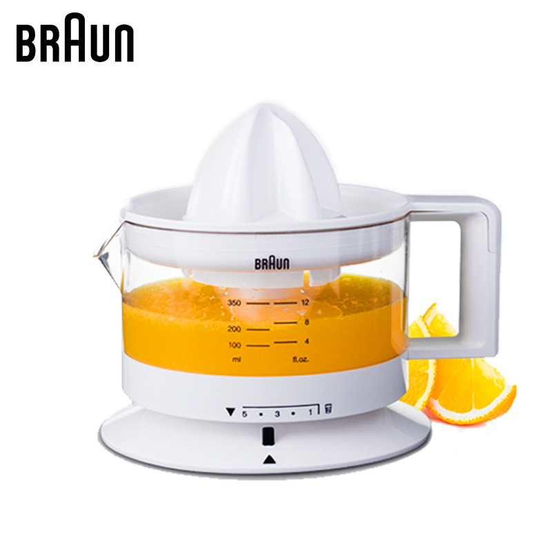 博朗(Braun)柳橙机CJ3000进口家用电动榨汁机 柠檬橙子机 双向选择出汁率高 自动开关 多功能果汁机橙汁机高清大图