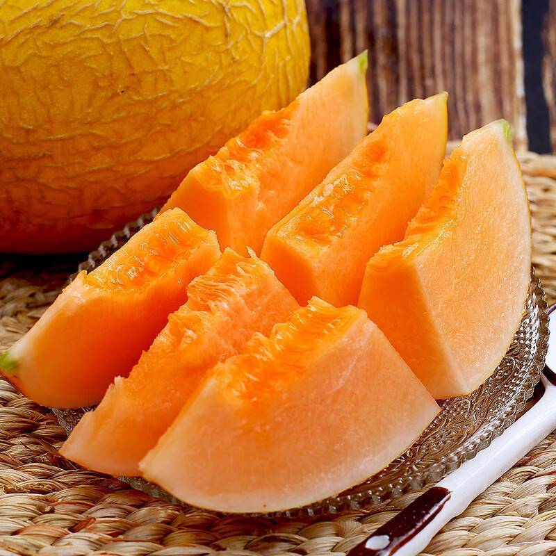 礼盒装[西沛生鲜]正宗黄金蜜瓜 净重7.5斤 3-6个 冰淇淋新鲜水果当季哈蜜瓜高清大图