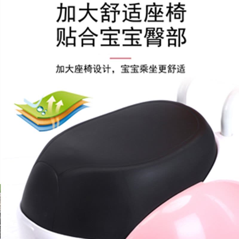 奇客电动车303儿童电动摩托车2-7岁男女学生电动玩具车可坐人电瓶车双驱大电瓶三轮车图片