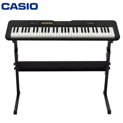 卡西欧(CASIO)电子琴CTS100演奏教学初学轻量时尚潮玩娱乐入门款61键电子琴