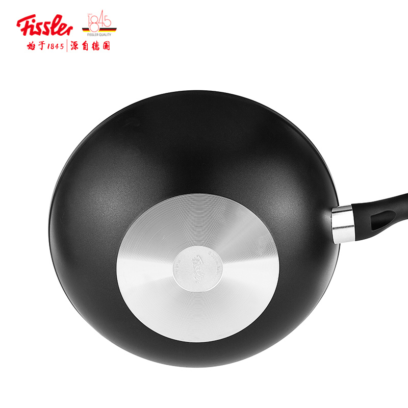 德国 菲仕乐/Fissler 意大利原装进口 黑骑士30cm 不粘炒锅 入门优选