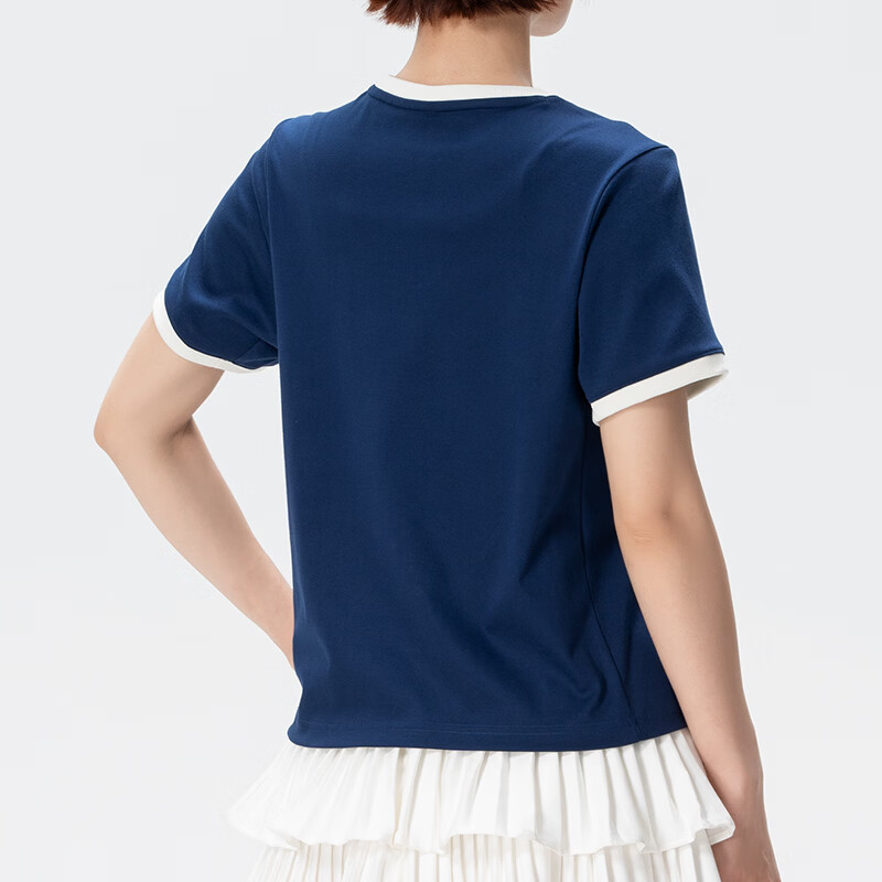阿迪达斯（adidas）女装新款运动服舒适透气时尚圆领休闲短袖T恤KZ2333 ZP高清大图
