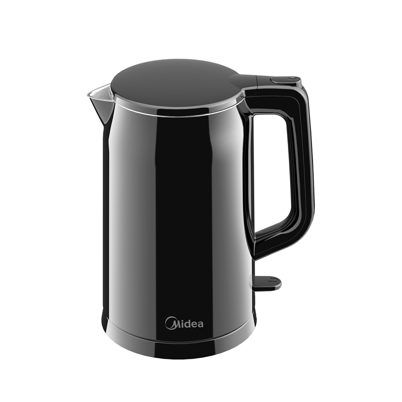 美的(Midea) 1.7L电水壶1500W双层防烫304不锈钢AEK17S01