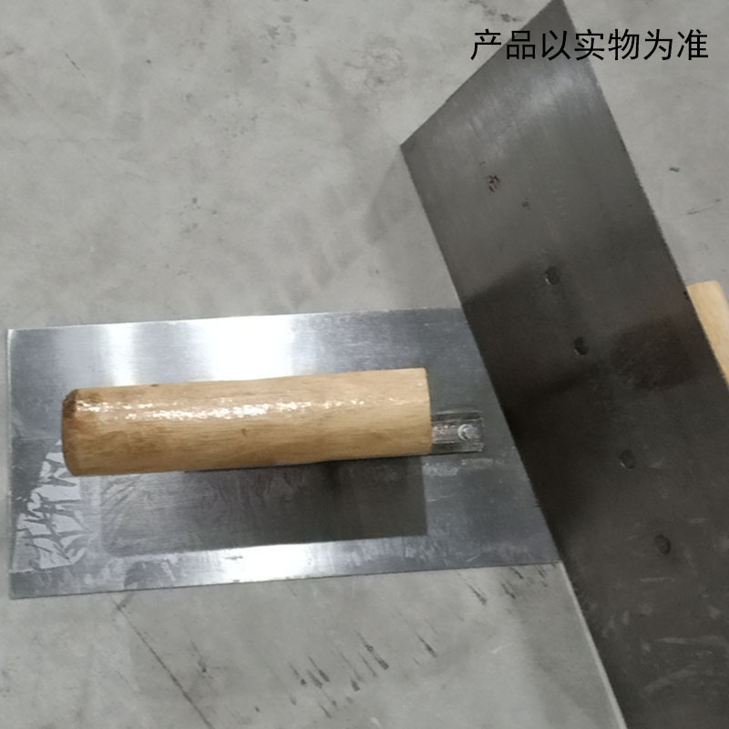 方抹子 刮墙工具泥抹不锈钢抹子批刀推刀腻子刀灰刀 1个 24*9*10cm