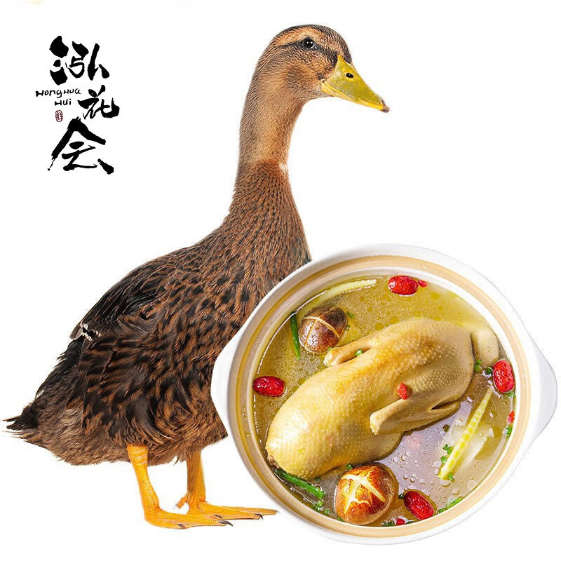 泓花会散养谷饲山林老麻鸭2年以上5-6斤 C
