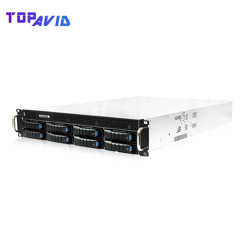拓普(TOPAVID) SRB2L8512 12盘 10G光纤共享存储阵列 视频编辑 配置六通道万兆光纤接口网络存储