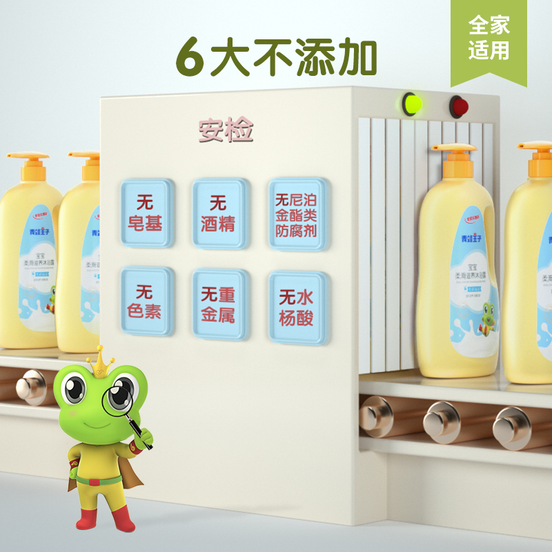 青蛙王子儿童洗发沐浴露二合一水果精华320ml