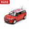 真智力MINI COOPER汽车模型宝马1:24仿真迷你合金儿童玩具车成品金属
