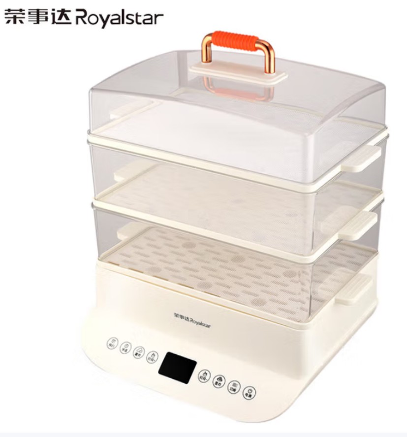 荣事达(Royalstar)电蒸锅三层大容量多用途锅 RS-ZG100A高清大图