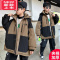 可莉允儿童装男童棉服2022新款秋冬装夹棉加厚外套中大童男孩冬季棉衣潮