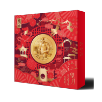 五芳望月礼盒 五芳斋中秋礼盒流心奶黄抹茶焦糖红豆巧克力榛子