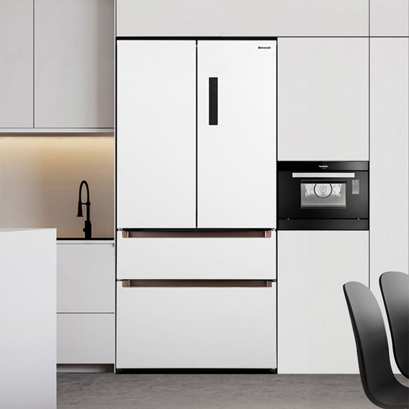 松下panasonic573升风冷无霜嵌入式多门式家用电冰箱nrew57tmaw