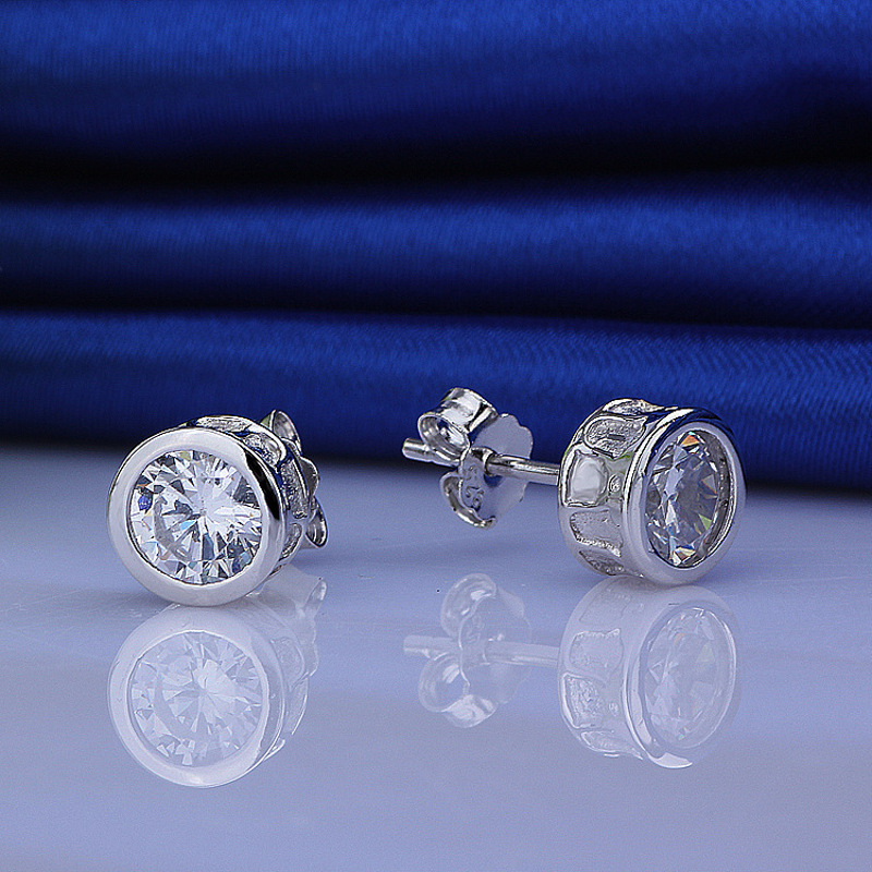 新款耳钉s925时尚潮流韩式女士银耳饰hfmljx9493送女朋友七夕情人节