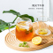 物生物/RELEA 玻璃杯 茶水分离杯 耐热泡茶杯子 带过滤茶水分离玻璃水杯花茶杯 蘑菇杯500ML