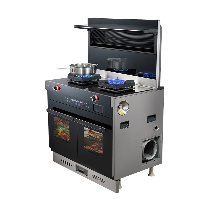 美菱meiling蒸烤独立一体变频集成灶防爆钢化玻璃家用一体灶jjzymyz62