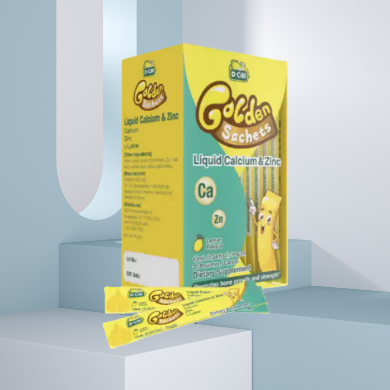 D-CAL迪巧儿童液体钙锌10ml*20条/盒原装进口健康体质营养丰富科学配比宝宝吃饭香身体棒独立包装方便携带高清大图