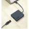 联想(Lenovo)Type-C扩展坞 转千兆网口转换 USB3.0分线器HUB笔记本扩展坞带供电 C130 黑色