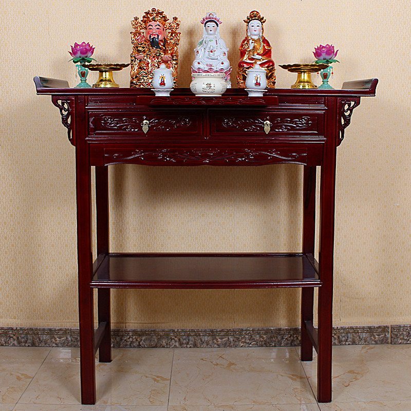 供桌供台佛台家用客厅实木香案佛桌神台中式佛龛神龛条案财神贡桌