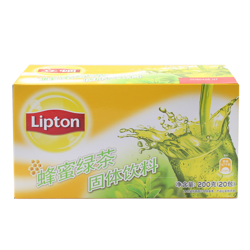 立顿(lipton) 蜂蜜绿茶固体饮料20包200g