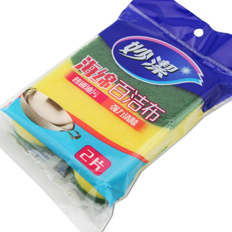 妙洁海绵百洁布10.3*6.4厘米 2片包高清大图