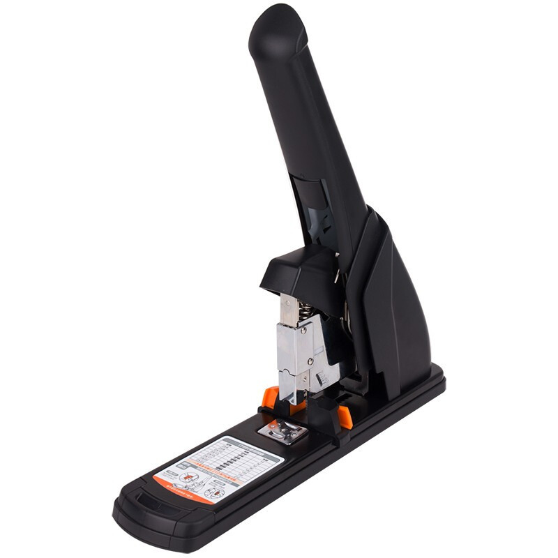 得力0383省力重型订书机210页(黑色)