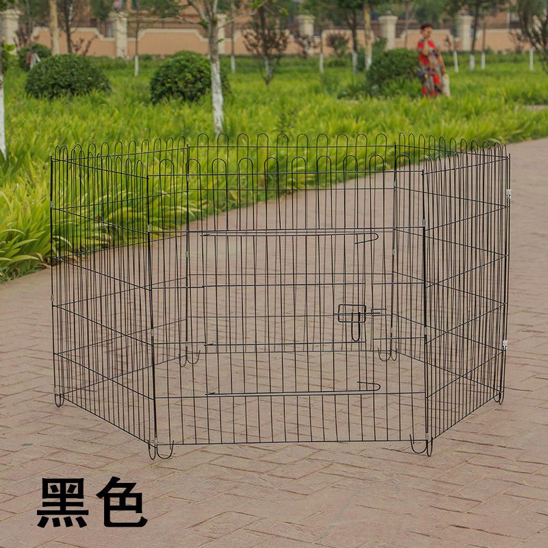 粉色 60*60(六片) 宠物狗狗围栏室内带厕所狗栅栏护栏隔离门防越狱室外狗笼子小型犬