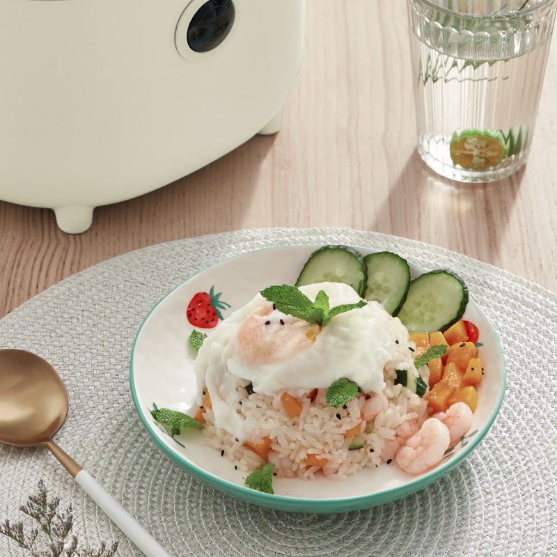 小熊(Bear) 智能预约不沾内胆电饭煲 3L 米黄色 DFB-B30R1高清大图