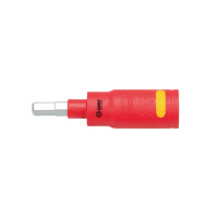 宝合(BOOHER)1/4“系列双色绝缘6角旋具套筒4mm YX