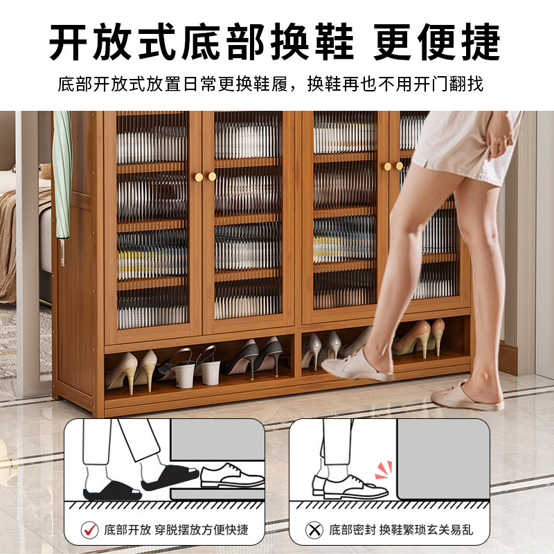 鞋柜门口家用室内简易鞋架子多层入户收纳神器省空间宿舍出租屋用高清大图