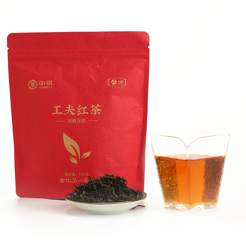 中茶工夫红茶100g湖红 袋装茶叶2020新茶
