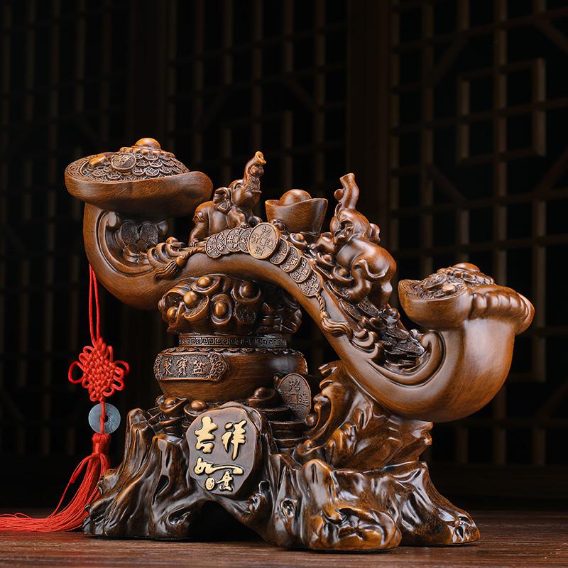 美帮汇玉如意摆件客厅电视柜酒柜博古架装饰乔迁新居礼品高清大图