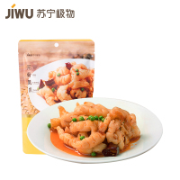 苏宁极物秘制无骨凤爪袋装网红去骨熟食办公室卤味小食藤椒味鸡爪108g