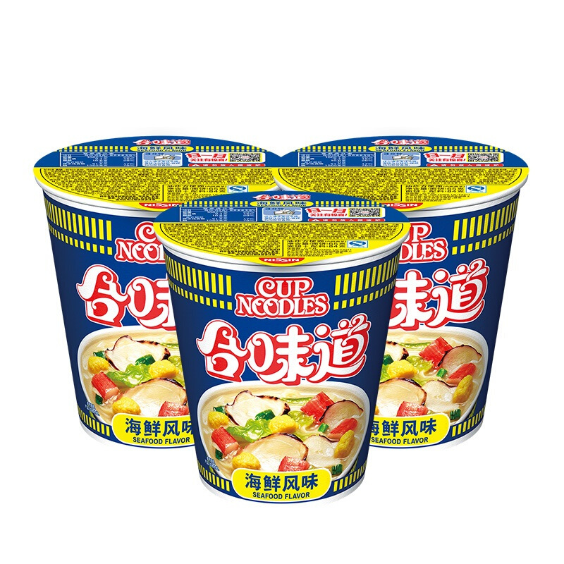 日清合味道海鲜杯面 84g