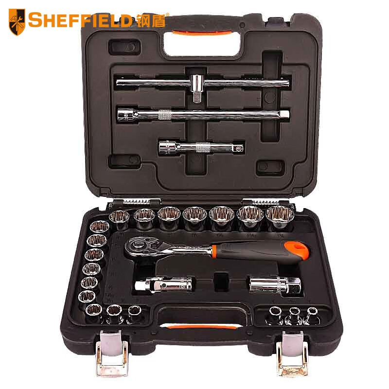 钢盾 S020001 25件套 12.5mm手动工具套组 个