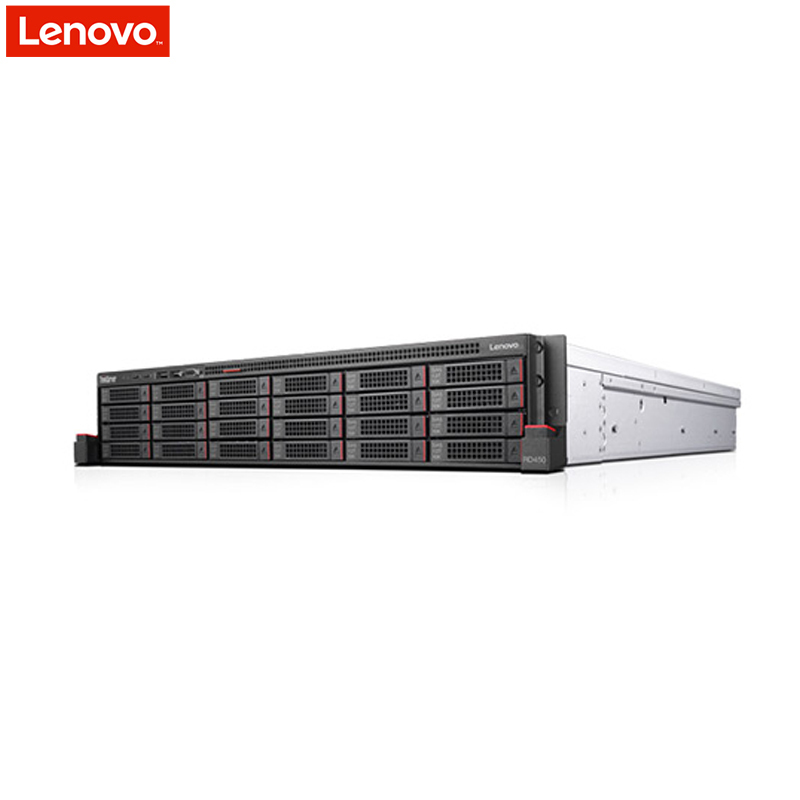 联想(ThinkSystem)RD450 机架式服务器(E5-2609V4 16G 3*600G DVD 冗余电源 导轨)