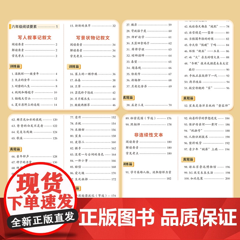 2025新版六年级下册同步作文阅读理解专项训练书人教版小学生作文大全优美句子好词好句好段仿写素材积累写作训练小学语文每日高清大图