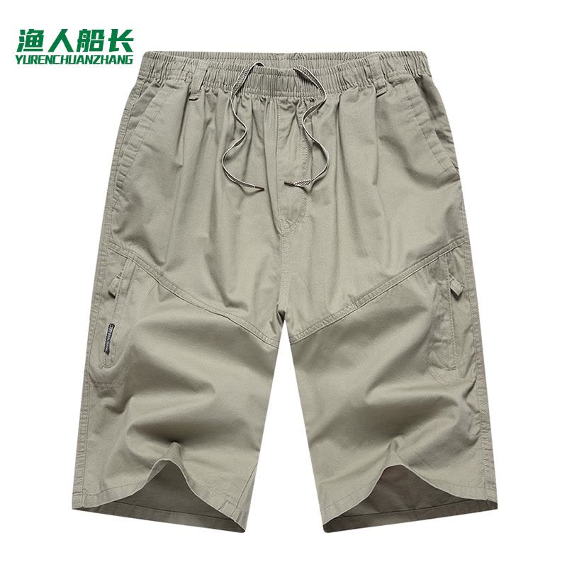 渔人船长男士运动休闲短路七分裤中裤图片