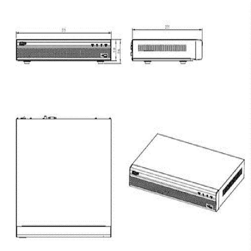 大华-DH-NVR5832-4KS2-32路8盘位录像机