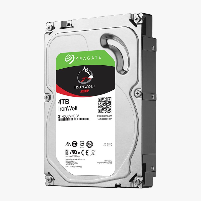 希捷 4TB 64MB 5900RPM 网络存储(NAS) 硬盘 SATA接口 希捷酷狼系列(ST4000VN008)