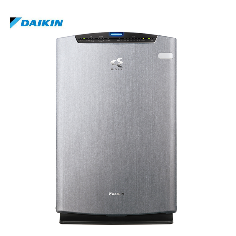 大金(DAIKIN)空气净化器 KJ421F-N01(MC71NV2C-S) 银色 家用 静音 客厅卧室 P4级高效净化