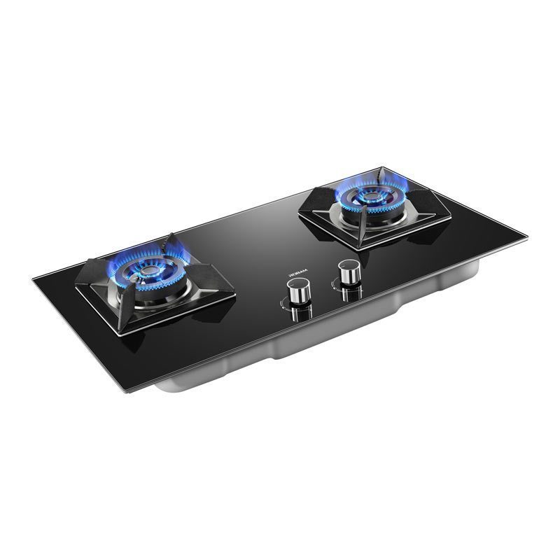[新品首发]老板(ROBAM)钢化玻璃36B5X灶具4.5kW大火力煤气灶燃气灶 多开孔尺寸灶不改装直接用