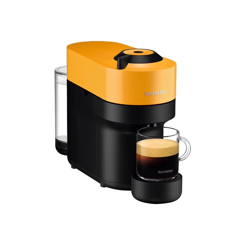 Nespresso 胶囊咖啡机 Vertuo Pop 黄色高清大图