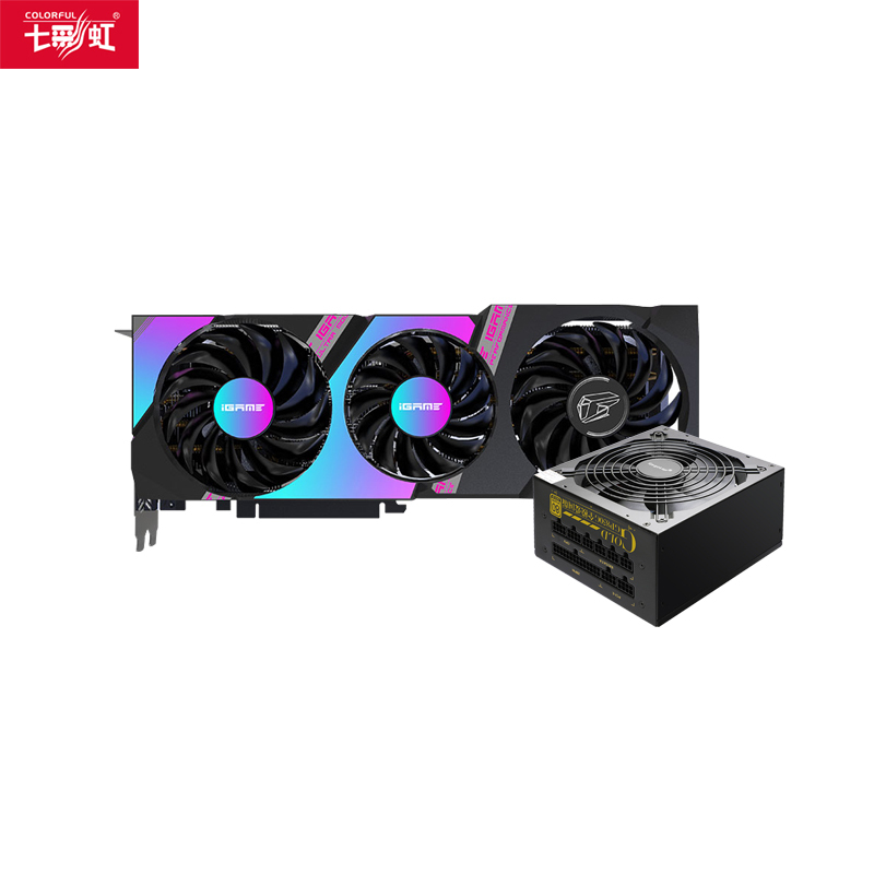 七彩虹iGame GeForce RTX 3070 Ultra OC显卡+鑫谷750W全模爱国版电源 显卡套装